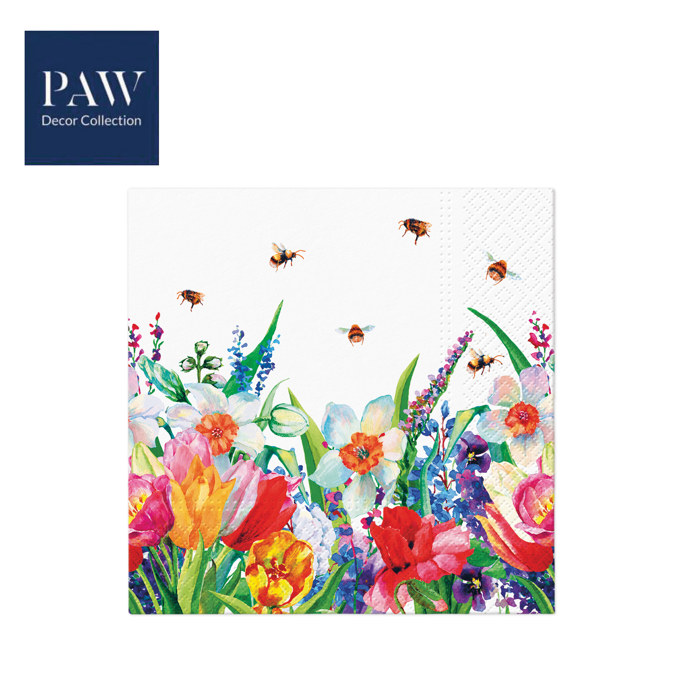 SALVETE PAW LUX MEADOW WITH BEES 33X33 1/20 PAKOVANJE 1/12 - PAW SP | Party, kraft, kreativni i dekorativni program | NBK