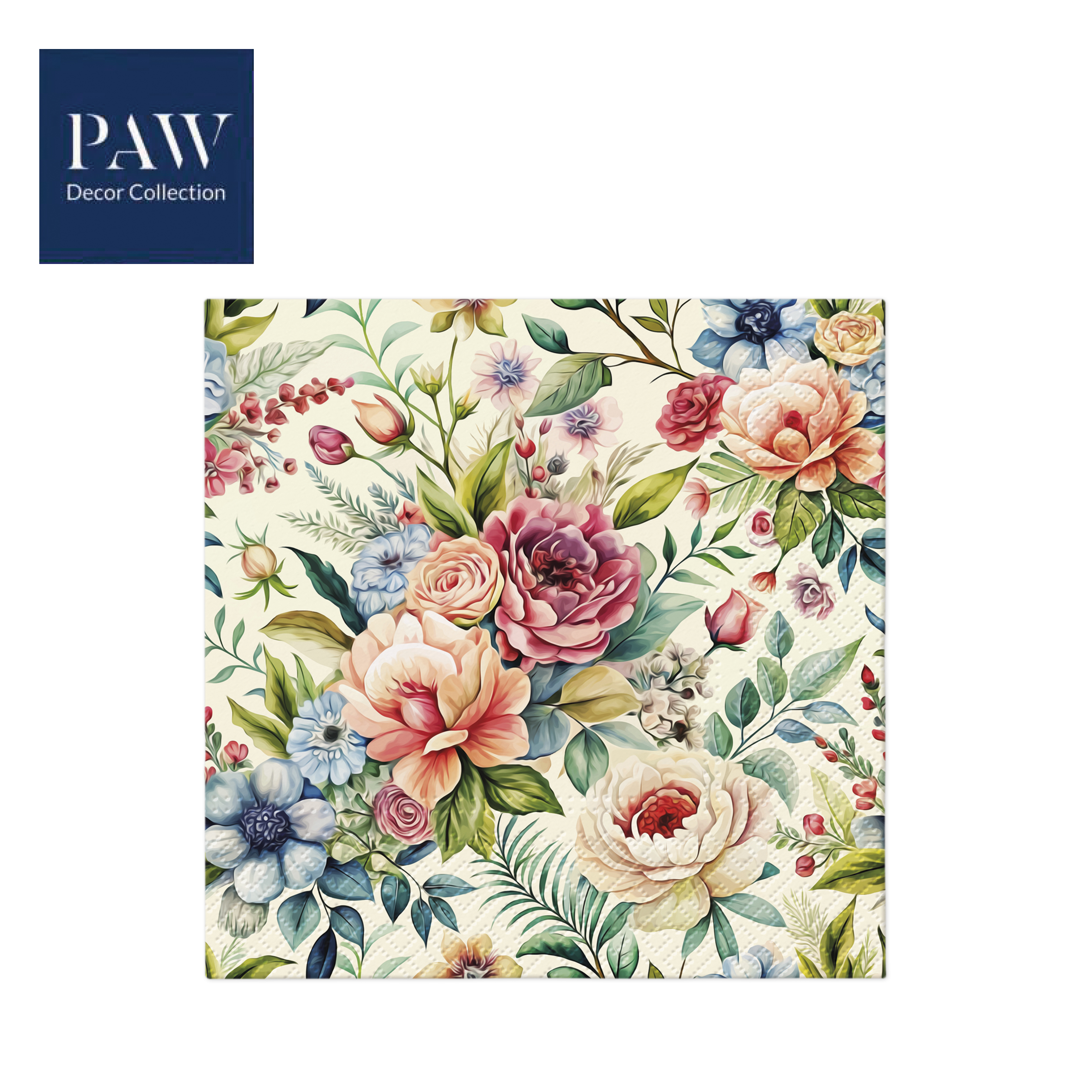SALVETE PAW LUX RUSTIC BLOOM 33X33  1/20 PAKOVANJE 1/12 - PAW SP | Party, kraft, kreativni i dekorativni program | NBK