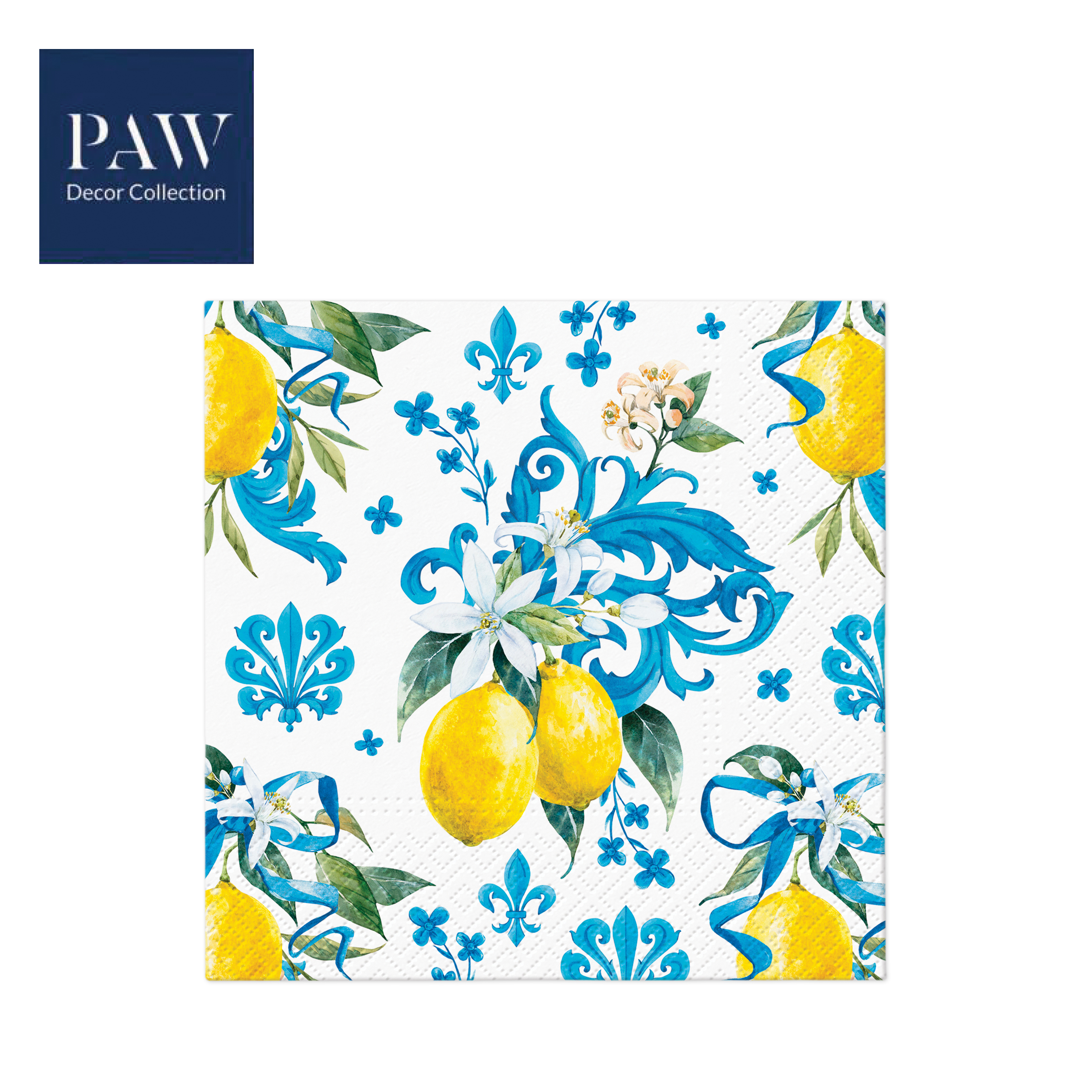 SALVETE PAW LUX SICILIAN FLORAL WHIMSY 33X33 1/20 PAKOVANJE 1/12 - PAW SP | Party, kraft, kreativni i dekorativni program | NBK