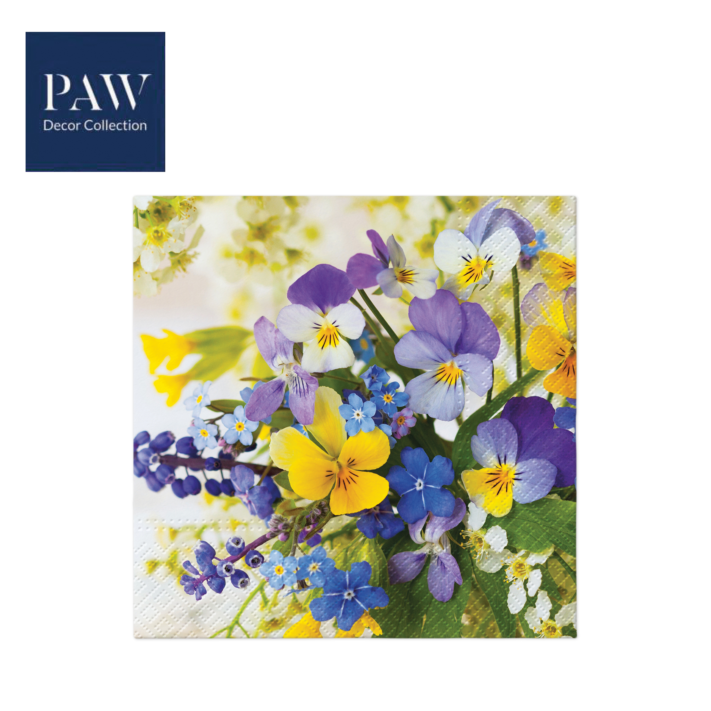 SALVETE PAW LUX SPRING DAY 33X33 1/20 PAKOVANJE 1/12 - PAW SP | Party, kraft, kreativni i dekorativni program | NBK