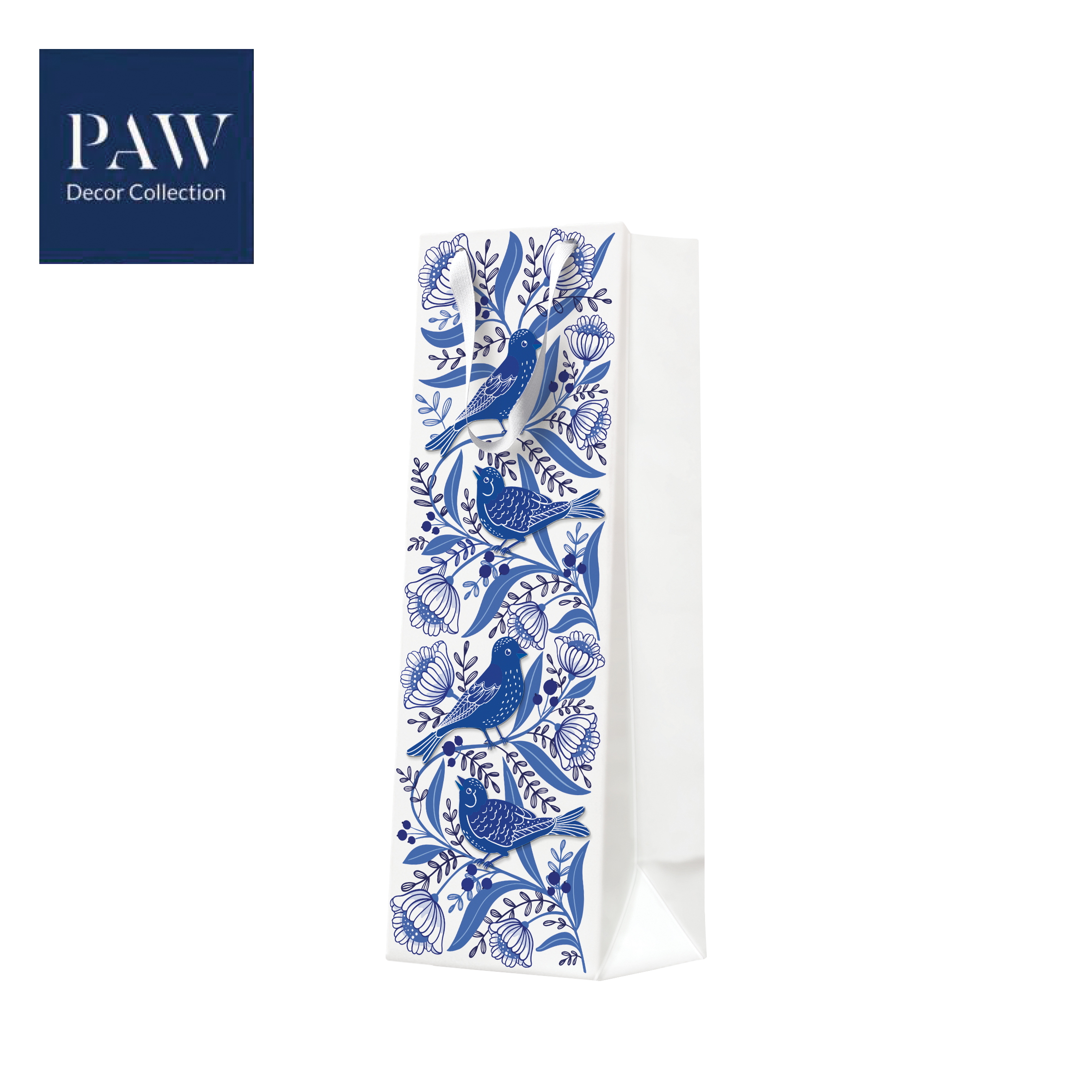 UKRASNA KESA ZA FLASU PAW PREMIUM BIRDS BLOOMS FOLK 12X37X10 - PAW SP | Gift i poklonski program | NBK