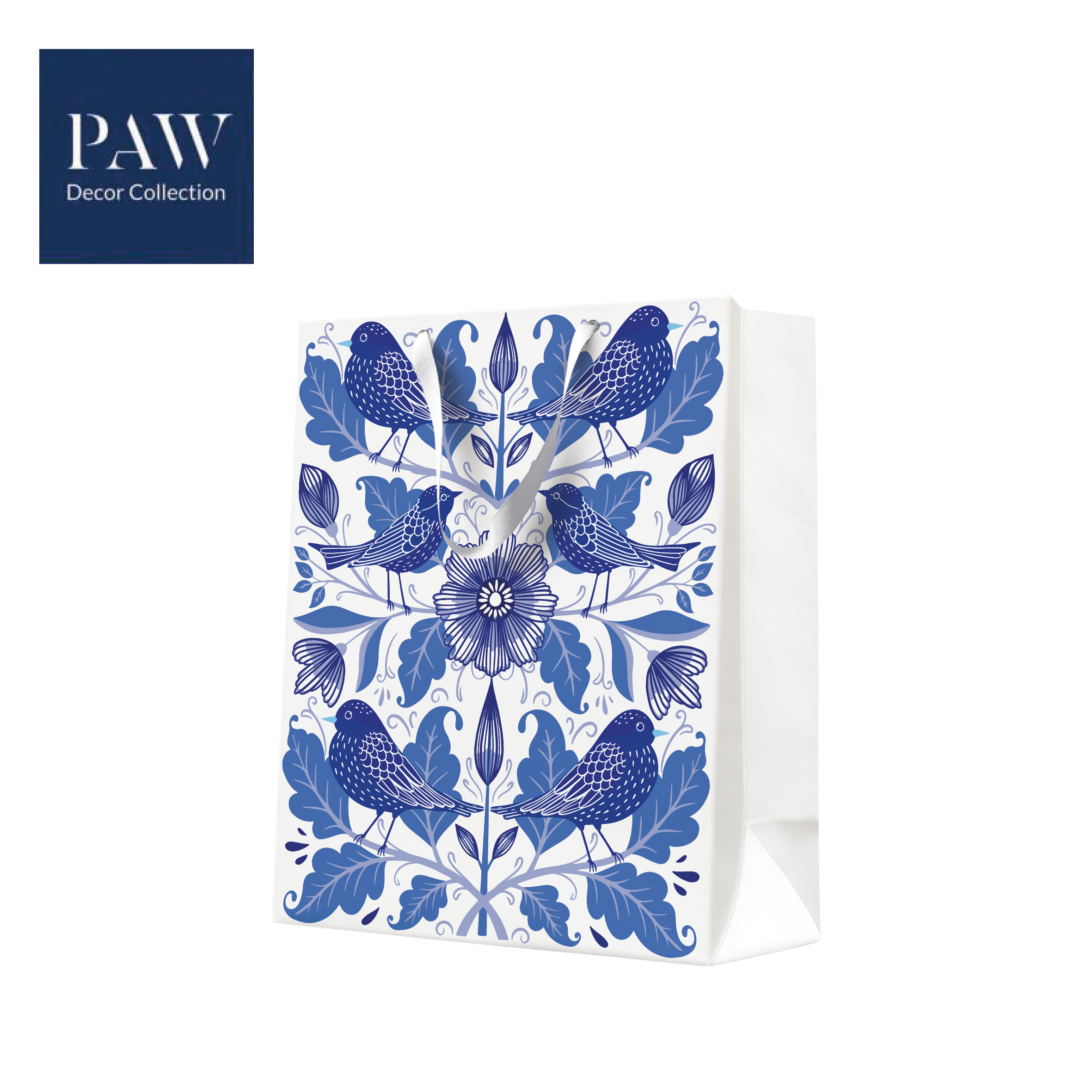 UKRASNA KESA VECA PAW PREMIUM BIRDS AND BLOOMS 26.5X33.5X13 - PAW SP | Gift i poklonski program | NBK