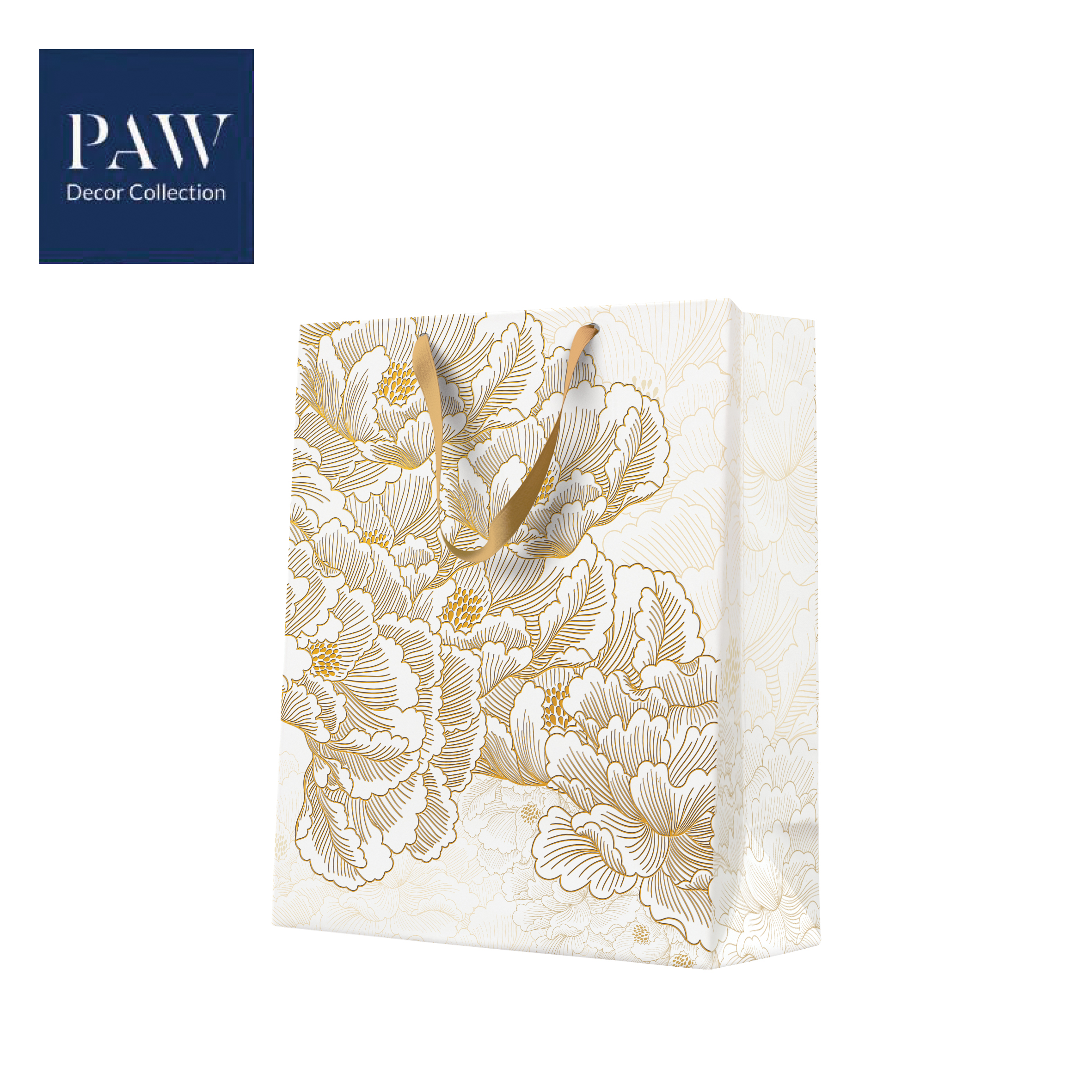 UKRASNA KESA VECA PAW PREMIUM VINTAGE GOLD 26.5X33.5X13 - PAW SP | Gift i poklonski program | NBK