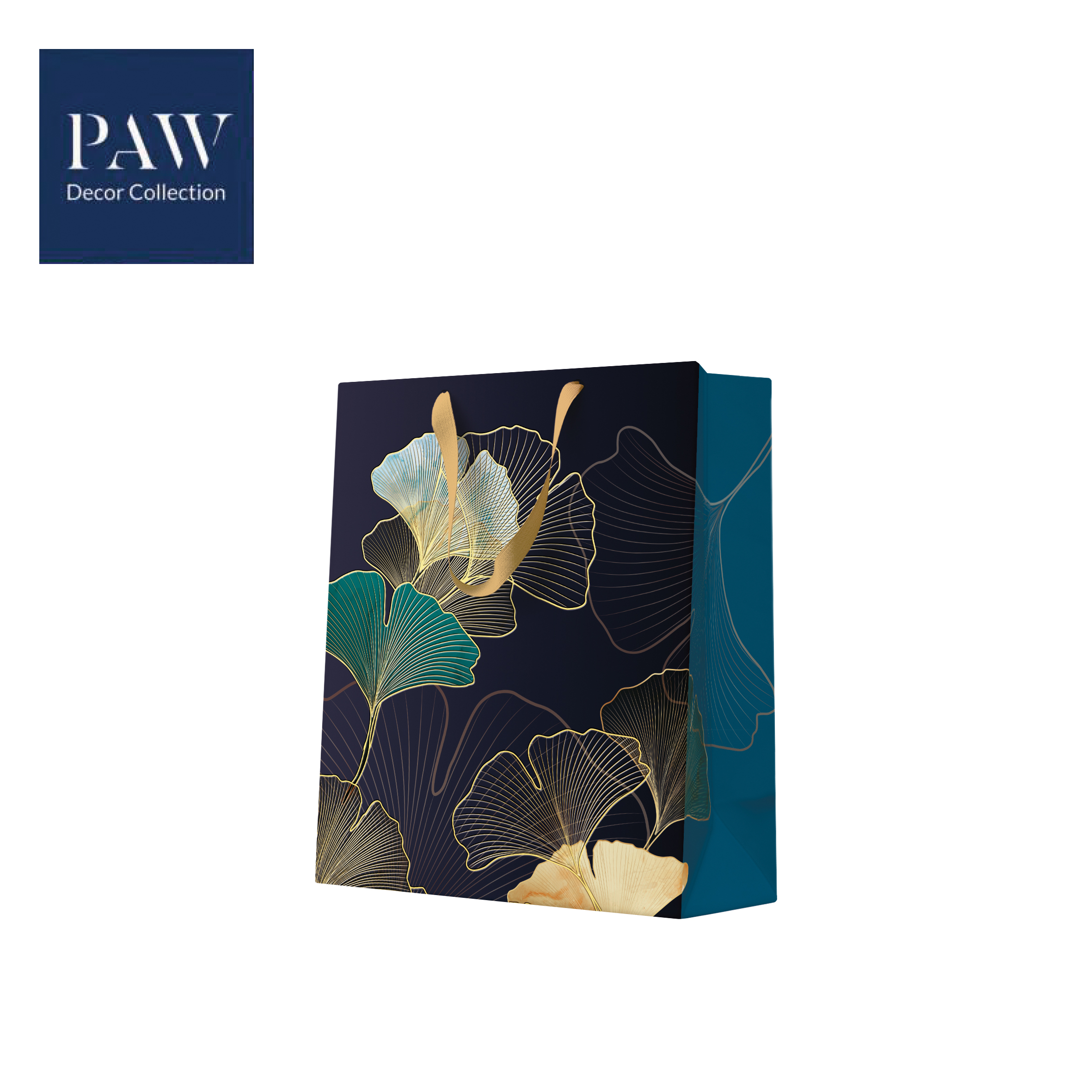 UKRASNA KESA SREDNJA PAW PREMIUM STYLISH GINKO ACCENTS 20X25X10 - PAW SP | Gift i poklonski program | NBK